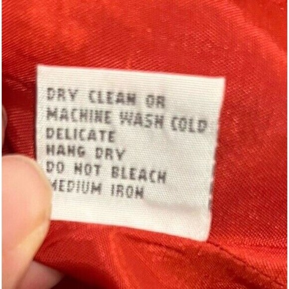 Ann Trinity Women's Red Floral Denim Jacket Colorful Artsy Size Medium - Picture 10 of 12